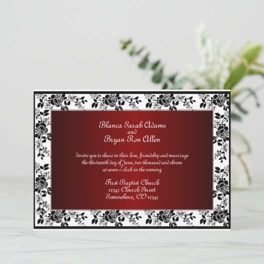 結婚招待状 招待状 (スタンド正面)