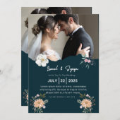 結婚招待状 招待状 (正面/裏面)