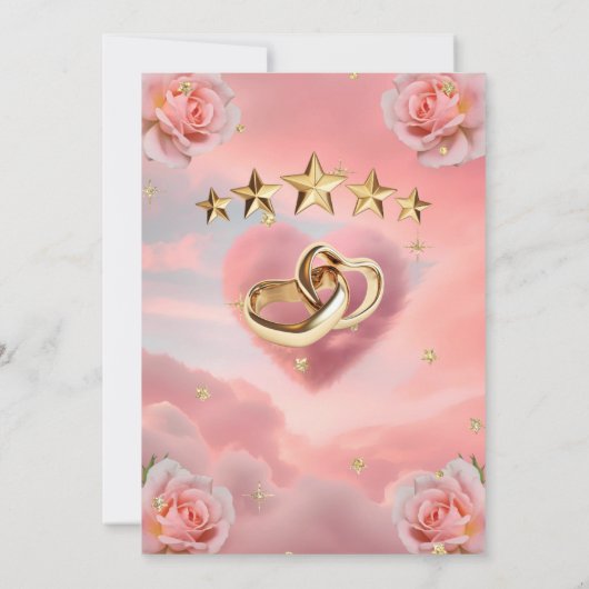 結婚招待状 招待状 (裏面)