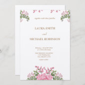 結婚招待状 招待状 (正面/裏面)