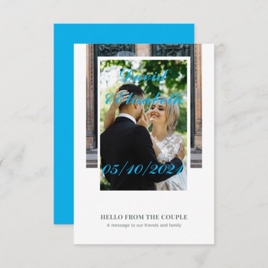 結婚招待状  招待状 (正面/裏面)