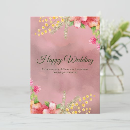 結婚招待状 招待状 (スタンド正面)