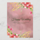 結婚招待状 招待状 (正面/裏面)