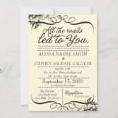 結婚招待状 招待状 (正面)