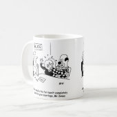 結婚指導おもしろい コーヒーマグカップ (正面左)