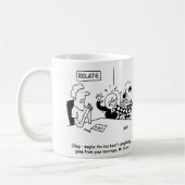 結婚指導おもしろい コーヒーマグカップ (左)