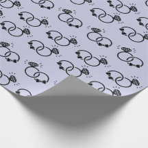 結婚指輪のシームレスなラッピングペーパー