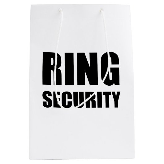 結婚指輪の保証 ミディアムペーパーバッグ (正面)