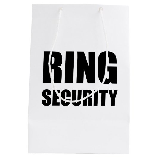 結婚指輪の保証 ミディアムペーパーバッグ (裏面)