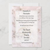 結婚指輪の写真招待状 招待状 (正面)