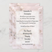 結婚指輪の写真招待状 招待状 (正面/裏面)