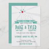 結婚指輪の招待状 招待状 (正面/裏面)