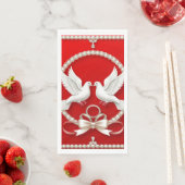 結婚指輪の白い鳩 (インサイチュ)