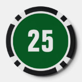 結婚指輪前の最後のスイング 野球独身パーティー ポーカーチップ (裏面)