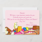 結婚指輪運びの招待状 招待状 (裏面)