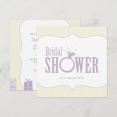 結婚指輪 ブライダルシャワーの招待状 招待状 (正面/裏面)