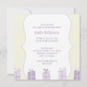 結婚指輪 ブライダルシャワーの招待状 招待状 (裏面)