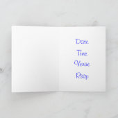 結婚指輪 招待状 (内部)