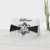 結婚指輪 結婚するんだって 彼がプロポーズした 案内状 (裏面)