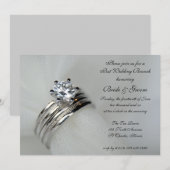結婚指輪 結婚後ブランチ招待状 招待状 (正面/裏面)