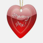 結婚提案オーナメント セラミックオーナメント (左)