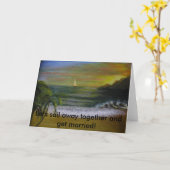 結婚提案 カード (黄色い花)