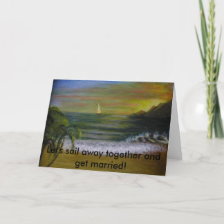 結婚提案 カード