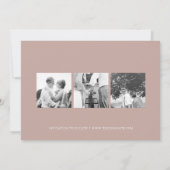 結婚救 Date 4 Photo Pink エレガント紙吹雪 セーブザデート (裏面)