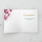 結婚新郎新婦おめでとう カード (内部)