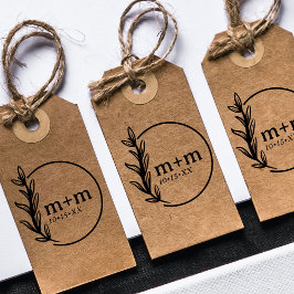 結婚新郎新婦モノグラムカスタム セルフインキングスタンプ