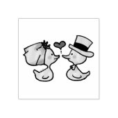 結婚新郎新婦 ラバースタンプ (インプリント)