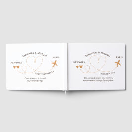 結婚旅行飛行機ハイキング ゲストブック