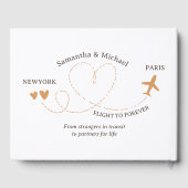 結婚旅行飛行機ハイキング ゲストブック (裏面)