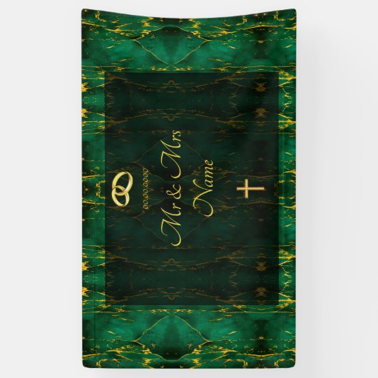 結婚旗 横断幕 (縦)