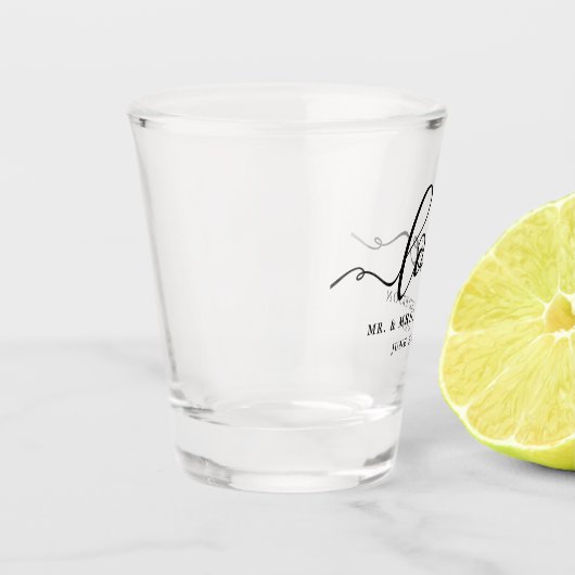 結婚書エレガントの台本の愛 ショットグラス (左)