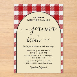 結婚書モダンアクリル招待状 アクリル招待状