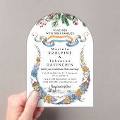 結婚書モダンアクリル招待状 アクリル招待状 (インサイチュ (ポータブル))