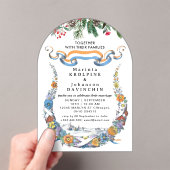 結婚書モダンアクリル招待状 アクリル招待状 (インサイチュ (ポータブル))