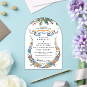 結婚書モダンアクリル招待状 アクリル招待状 (インサイチュ (ウェディング))