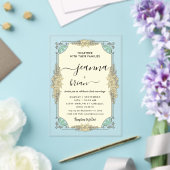 結婚書モダンアクリル招待状 アクリル招待状 (インサイチュ (ウェディング))