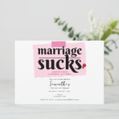 結婚最低!離婚届おもしろい出パーティー 招待状 (スタンド正面)