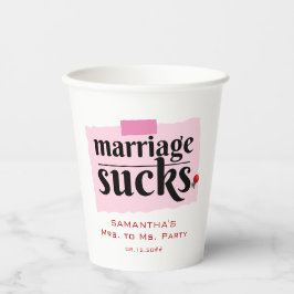 結婚最低!離婚届おもしろい出パーティー 紙コップ