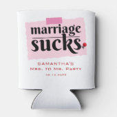 結婚最低!離婚届おもしろい出パーティー 缶クーラー (裏面)