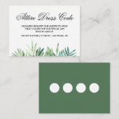 結婚服装規定 エンクロージャーカード (正面/裏面)