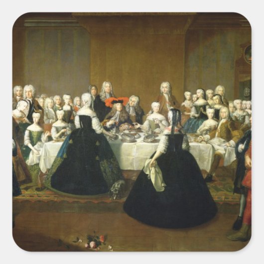 結婚朝食 スクエアシール (正面)