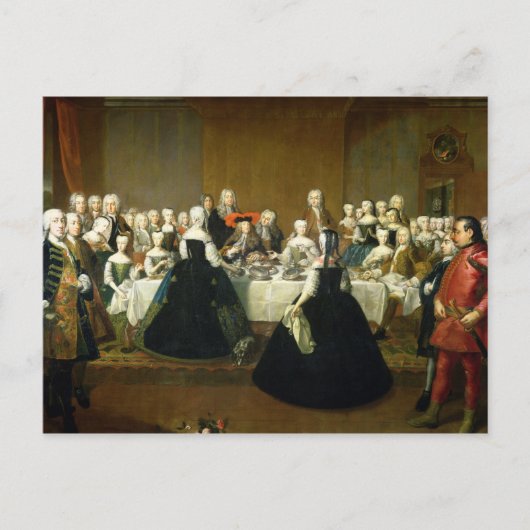 結婚朝食 ポストカード (正面)