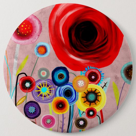 結婚束 缶バッジ (正面)