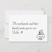 結婚案内カード テンプレート (裏面)