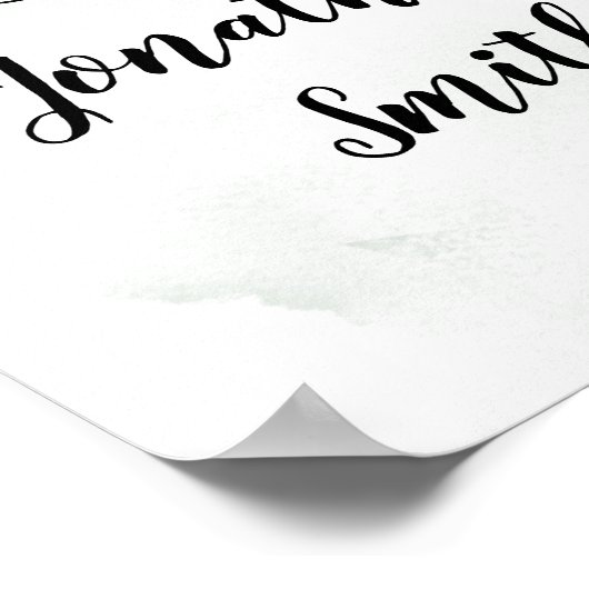 結婚歓迎のサイン ポスター (角)