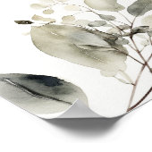 結婚歓迎の印エレガント象 ポスター (角)